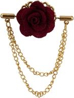 knighthood maroon flower double hanging logo