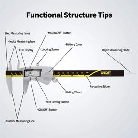 img 2 attached to 📏 CUDNY Waterproof Protection Micrometer with Enhanced Measuring Capabilities