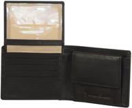 🧳 sakkas genuine leather bi-fold wallet with multiple pockets logo