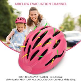 img 3 attached to 🚴 JetBlaze Child Bike Helmet - Ideal for Kids' Safety