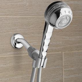 img 1 attached to 💦 Waterpik SM-453CGE Hand Held Shower Head 4-Mode Original Massage, 1.8 GPM, Chrome/Crystal