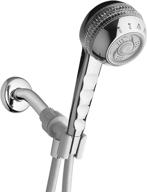 💦 waterpik sm-453cge hand held shower head 4-mode original massage, 1.8 gpm, chrome/crystal logo