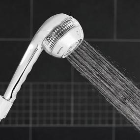 img 3 attached to 💦 Waterpik SM-453CGE Hand Held Shower Head 4-Mode Original Massage, 1.8 GPM, Chrome/Crystal