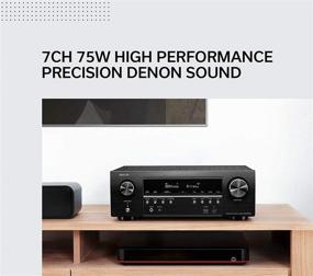 img 2 attached to 🎶 Denon AVR-S750H Receiver, 7.2 Channel (165W x 7) - 4K Ultra HD Home Theater System (2019), Music Streaming, Enhanced Audio Return Channel (eARC), 3D Dolby Surround Sound (Atmos, DTS/Virtual Height Elevation), Alexa + HEOS