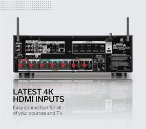 img 3 attached to 🎶 Denon AVR-S750H Receiver, 7.2 Channel (165W x 7) - 4K Ultra HD Home Theater System (2019), Music Streaming, Enhanced Audio Return Channel (eARC), 3D Dolby Surround Sound (Atmos, DTS/Virtual Height Elevation), Alexa + HEOS