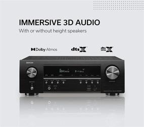 img 1 attached to 🎶 Denon AVR-S750H Receiver, 7.2 Channel (165W x 7) - 4K Ultra HD Home Theater System (2019), Music Streaming, Enhanced Audio Return Channel (eARC), 3D Dolby Surround Sound (Atmos, DTS/Virtual Height Elevation), Alexa + HEOS