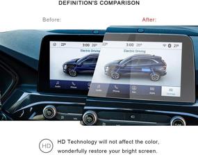 img 1 attached to Infotainment Navigation Protector Tempered Protective