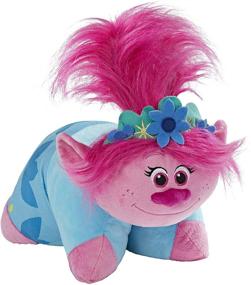 img 4 attached to 🌈 Pillow Pets DreamWorks Poppy Stuffed Animal – Trolls World Tour Plush Toy: A Dreamy Companion for Trolls Fans