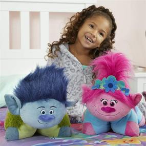 img 1 attached to 🌈 Pillow Pets DreamWorks Poppy Stuffed Animal – Trolls World Tour Plush Toy: A Dreamy Companion for Trolls Fans