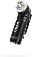 🔦 nebo swyvel 1000-lumen rechargeable flashlight: compact edc light with 90° rotating head; 5 light modes; smart power control - 6907, black логотип