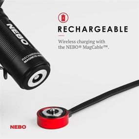 img 1 attached to 🔦 NEBO SWYVEL 1000-Lumen Rechargeable Flashlight: Compact EDC Light with 90° Rotating Head; 5 Light Modes; Smart Power Control - 6907, Black