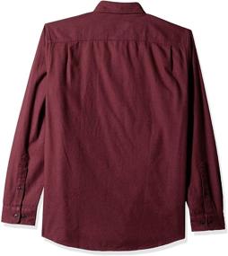 img 3 attached to Burgundy Men's Clothing and Shirts: Amazon Essentials Regular Fit Long Sleeve Collection