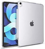 прозрачный мягкий чехол tpu slim для ipad 10.9 📱 2020 4-го поколения - совместим с зарядкой для нового apple pencil логотип