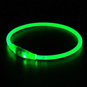 img 4 attached to 🐶 Stay Safe in Style - BSEEN LED Dog Collar: USB Rechargeable, Glowing Pet Collar for Night Safety