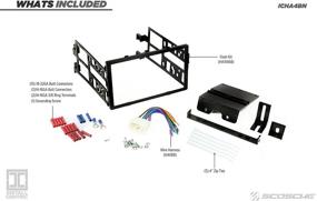 img 3 attached to SCOSCHE Install Centric ICHA4BN Double DIN Installation Solution - Compatible with Honda/Acura 1999-2006 - For Easy Aftermarket Stereo Installation