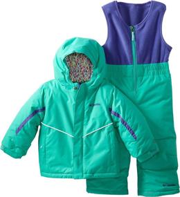 img 3 attached to ❄️ Columbia Kids Buga Bib and Jacket Set: Stay Warm, Dry, and Protected this Winter