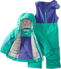 img 1 attached to ❄️ Columbia Kids Buga Bib and Jacket Set: Stay Warm, Dry, and Protected this Winter