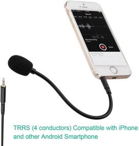 img 3 attached to 🎙️ 7.5 Inch Detachable Phone Microphone for Headphone Jack - 3.5mm AUX - High-Quality Audio Capture
