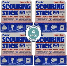 img 4 attached to 🧽 U.S. Pumice 1001 Pumie Scouring Stick: Heavy Duty Stain, Rust, and Carbon Remover - (4 Pack)