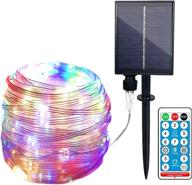 enhanced iticdecor solar fairy lights with remote control - 200 multicolored leds for outdoor christmas decoration логотип