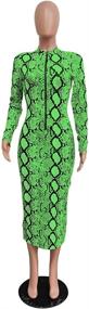 img 1 attached to Xuan2Xuan3 Dresses Printed Bodycon Evening Women's Clothing and Dresses