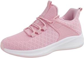 img 4 attached to 👟 Enhance Performance with AKK Women's Lightweight Gym Mesh Sneakers for Running and Training - Non-Slip, Durable, and Breathable Sports Shoes for Outdoor Activities