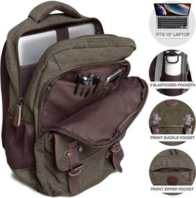 img 3 attached to Laptop Backpack School Durable Dependable Backpacks and Laptop Backpacks