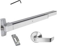 🚪 dynasty hardware push bar panic exit device with exterior lever – aluminum construction for enhanced security логотип