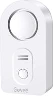 🚰 govee water detectors, adjustable 100db audio alarm sensor, highly sensitive leak and drip alert, ideal for kitchen bathroom basement (battery included) logo
