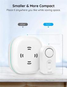 img 2 attached to 🚰 Govee Water Detectors, Adjustable 100dB Audio Alarm Sensor, Highly Sensitive Leak and Drip Alert, Ideal for Kitchen Bathroom Basement (Battery Included)