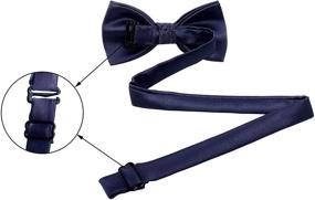img 2 attached to 👔 Trendy WELROG Kids Boys Silk Ties: Must-have Bow Ties for Boys' Accessories