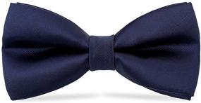 img 4 attached to 👔 Trendy WELROG Kids Boys Silk Ties: Must-have Bow Ties for Boys' Accessories