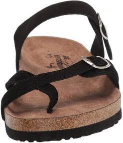 img 3 attached to Stylish and Comfortable: Northside Women's Anya Leather Strap Cork Sandal