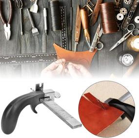 img 3 attached to 🔪 Enhanced Leather Strap Cutting Tools: Premium DIY Belt Hand Cutter Machine with Sturdy Aluminium Handle for Optimal Leather Craft