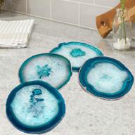 amoystone agate coasters drinks unique logo