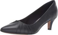 clarks linvale crown women's leather pumps - stylish women's shoes logo