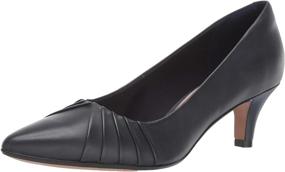 img 4 attached to CLARKS Linvale Crown Women's Leather Pumps - Stylish Women's Shoes