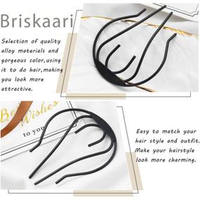 img 2 attached to Briskaari Vintage Paint Hairstyle Accessories Hair Care