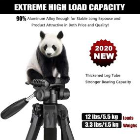 img 2 attached to 📷 Victiv 72-inch Aluminum Camera Tripod: Lightweight & Compact for Travel with Swivel Head - Ideal for Canon Nikon DSLR Video Shooting - Black