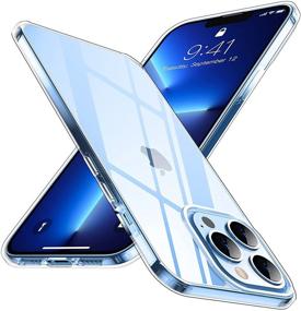 img 4 attached to 📱 JUSTCOOL Crystal Clear iPhone 13 Pro Case: Ultimate Protection and Slim Design for 6.1" 2021 Released