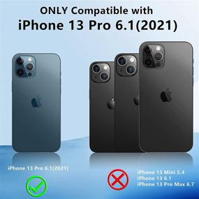 img 3 attached to 📱 JUSTCOOL Crystal Clear iPhone 13 Pro Case: Ultimate Protection and Slim Design for 6.1" 2021 Released