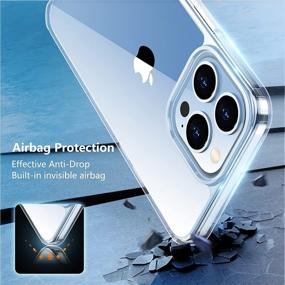 img 1 attached to 📱 JUSTCOOL Crystal Clear iPhone 13 Pro Case: Ultimate Protection and Slim Design for 6.1" 2021 Released