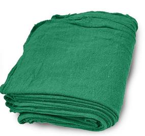img 4 attached to Premium Heavy Duty Green Cleaning Shop Towels, Commercial Grade, Reusable 100% Cotton - Pro-Clean Basics A21841
