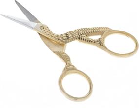 img 3 attached to High-Quality 3.5-Inch Gold Stork 🔪 Scissors - SE Premium - SP27G