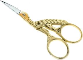 img 4 attached to High-Quality 3.5-Inch Gold Stork 🔪 Scissors - SE Premium - SP27G