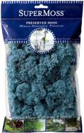 supermoss 759834251606 reindeer moss azul, azure - vibrant décor for terrariums, crafts & home logo