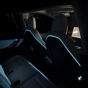 img 1 attached to 🚗 Enhance Your Car's Interior with KIKIMO Universal LED Lights - 16 Million Colors, APP Control, and Fiber Optic Technology Included!