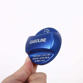 img 3 attached to Aluminum Alloy Gasoline Fuel Cover Exterior Accessories