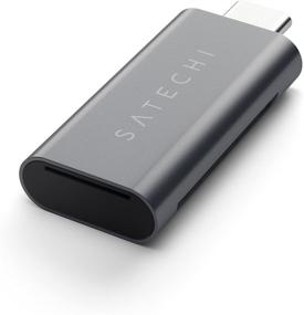 img 2 attached to 💻 Satechi Aluminum Type-C Micro/SD Card Reader: Ultimate Compatibility with MacBook Air, iPad Pro, MacBook Pro, Microsoft Surface Go, and More (Space Gray)