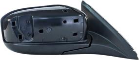 img 3 attached to 🔍 HO1321152 Замена правого бокового зеркала заднего обзора с ручной складывающейся регулировкой и электроприводом для Honda Accord LX/EX/SE Models 4-дверный седан (2003-2007), без подогрева